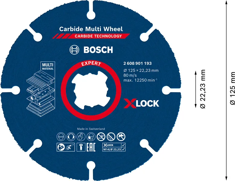 Bosch X-LOCK CMW 125x22.23mm EXPERT Pic_1