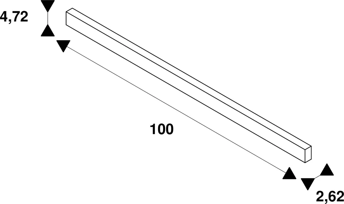 Slv 48V TRACK 1m A.Schiene tief DALI weiß Pic_6