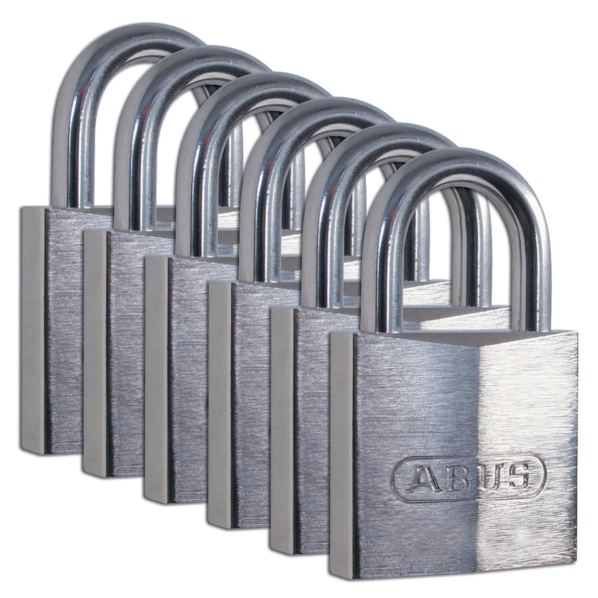 Brady BRASS PADLOCK 39 MM SS SHACKLE 6 PK Pic_1