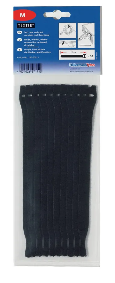Hellermanntyton TEXTIE M-PA66/PP-BK (10) Pic_1
