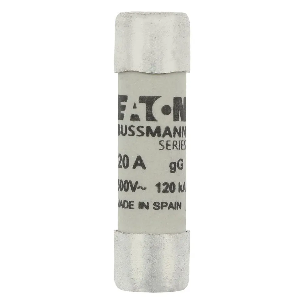 Eaton Electric CYLINDRICAL FUSE 10 x 38 20A GG 500V AC Pic_1