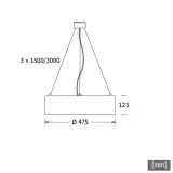 PLL 28.0475.830.1/DALI silber