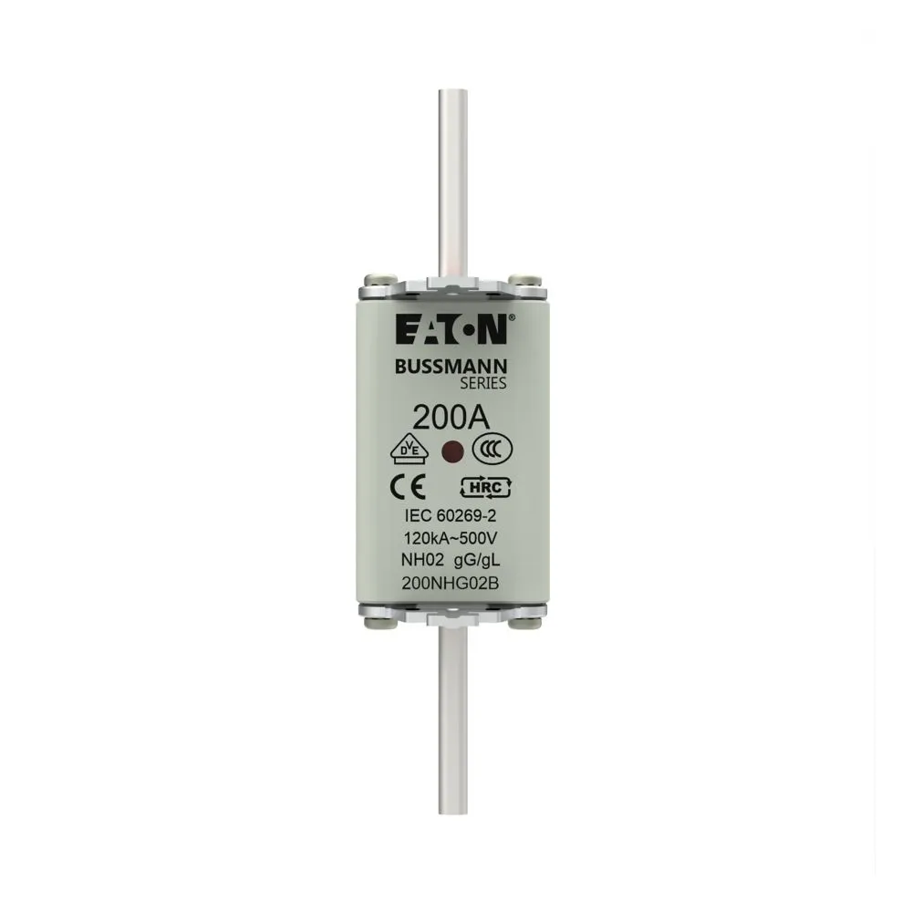 Eaton Electric NH FUSE 200A 500V GL/GG SIZE 02 DUAL IN Pic_2