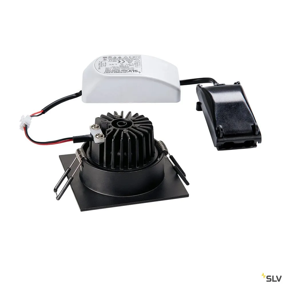 SLV ELEKTRONIK GMBH NEW TRIA 68 DL eckig PHASE 3000K schwarz Pic_3
