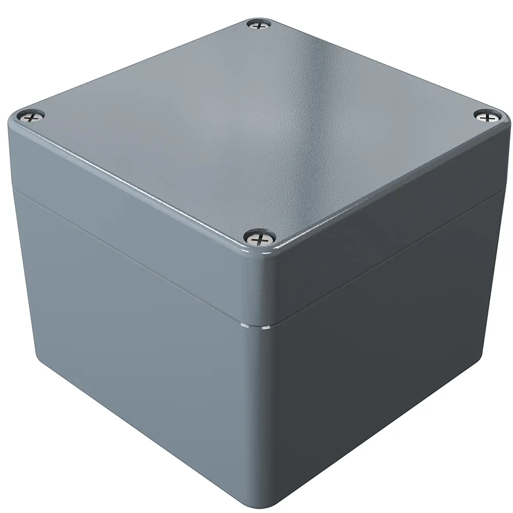 Rose Aluminium Standard Gehäuse 100 x 100 x 81 mm Pic_1