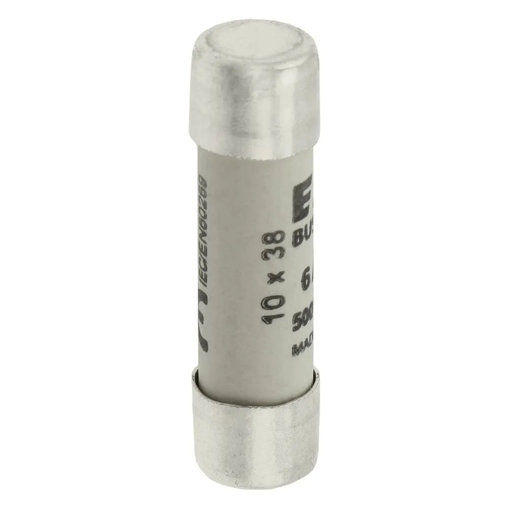 Eaton Electric CYLINDRICAL FUSE 10 x 38 6A GG 500V AC Pic_3