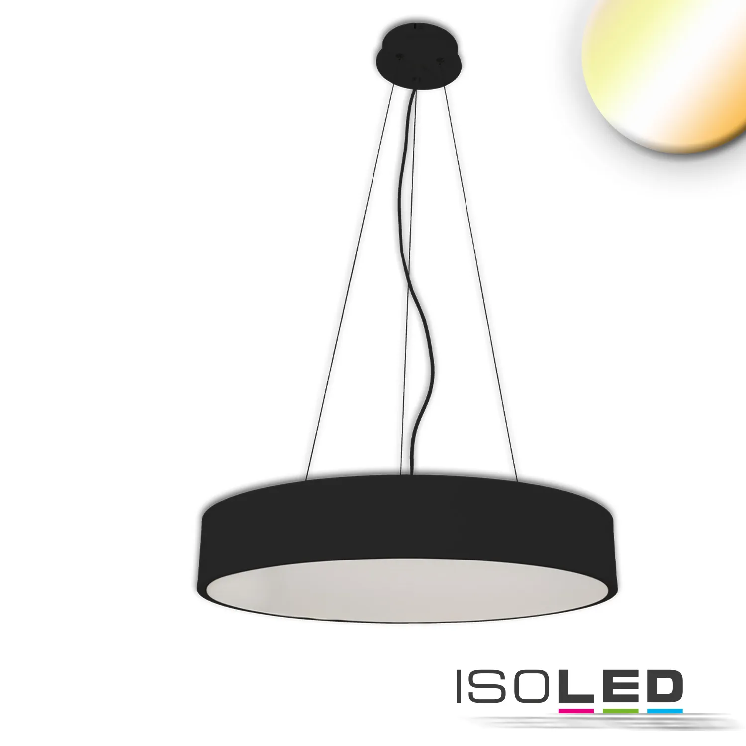 FIAI Handels GmbH LED Hängeleuchte, DM 100cm, schwarz Pic_3