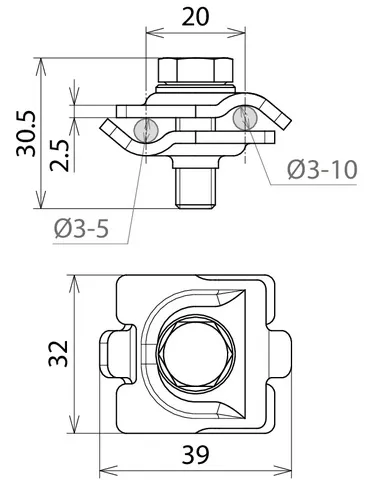 Dehn + Söhne MMVK 3.5 8.10 SKM8X30 V4A Pic_1