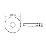Abdeck-Set-C360/8 silber