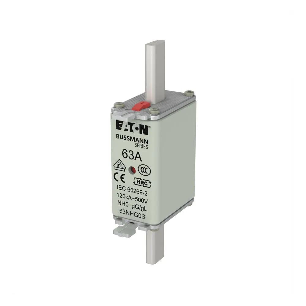 Eaton Electric NH-SICHERUNG 63 A 500 V GG/GL GRÖSSE 0 Pic_1