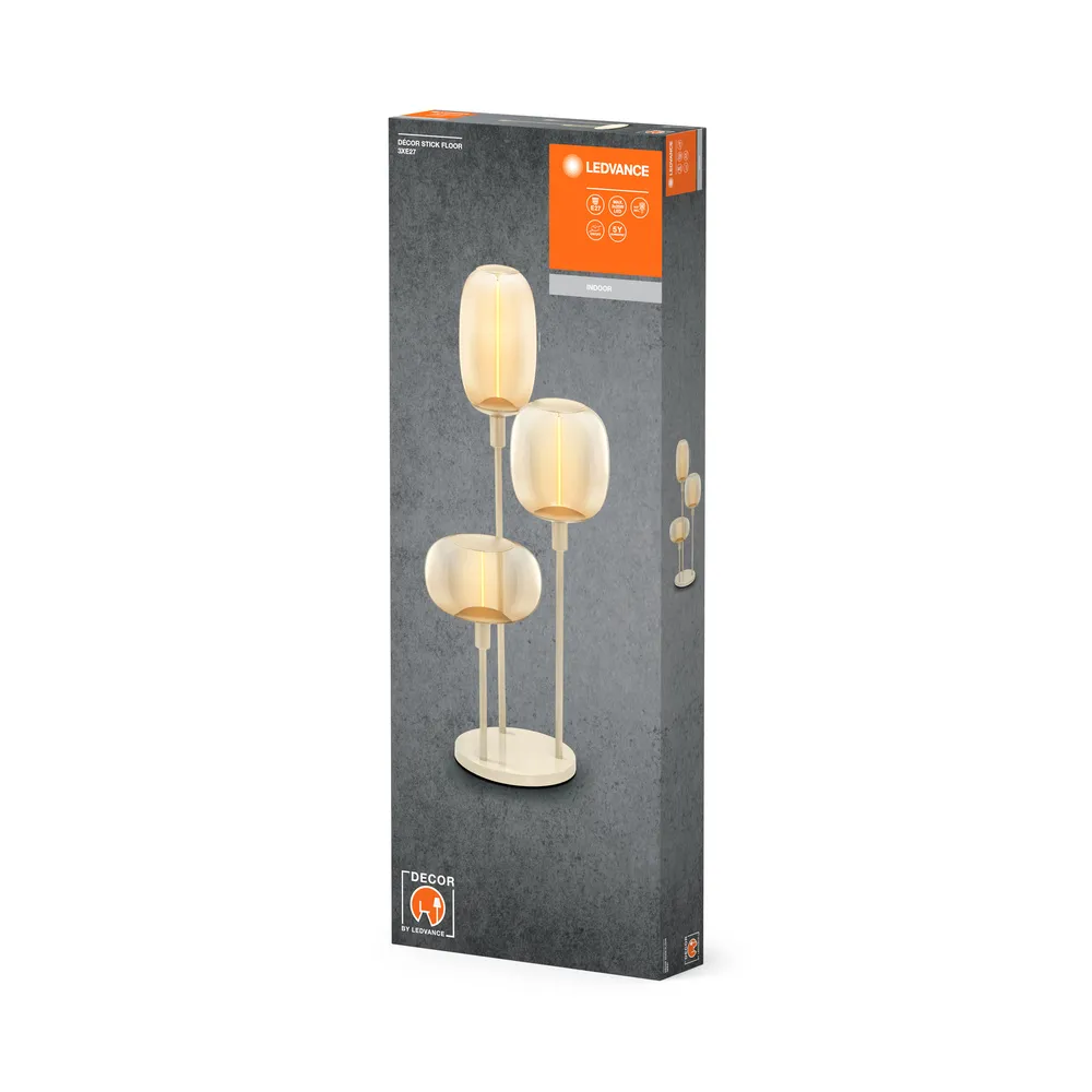 Ledvance Decor Stick Floor Beige 3XE27 Pic_1