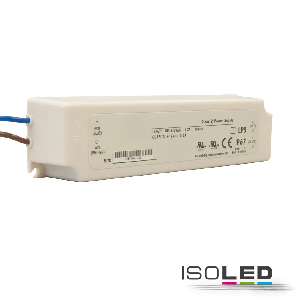 ISOLED LED Trafo 24V/DC, 0-100W, IP67 Pic_2