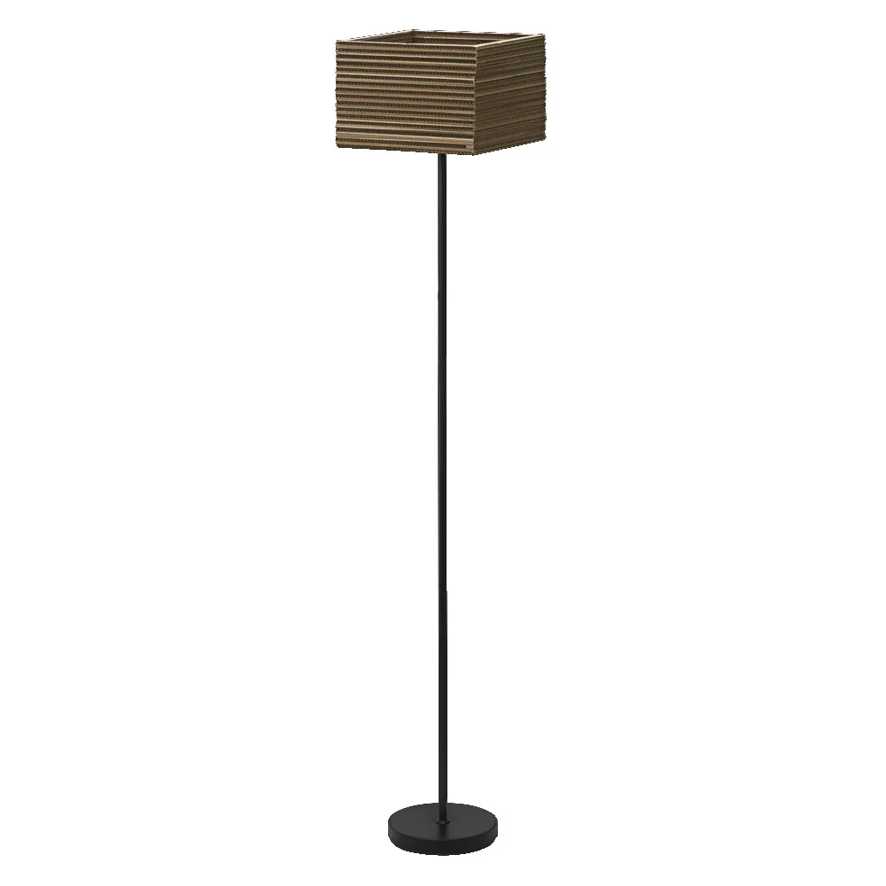 Ledvance Decor Cardboard Square Floor E27 Brown Pic_1