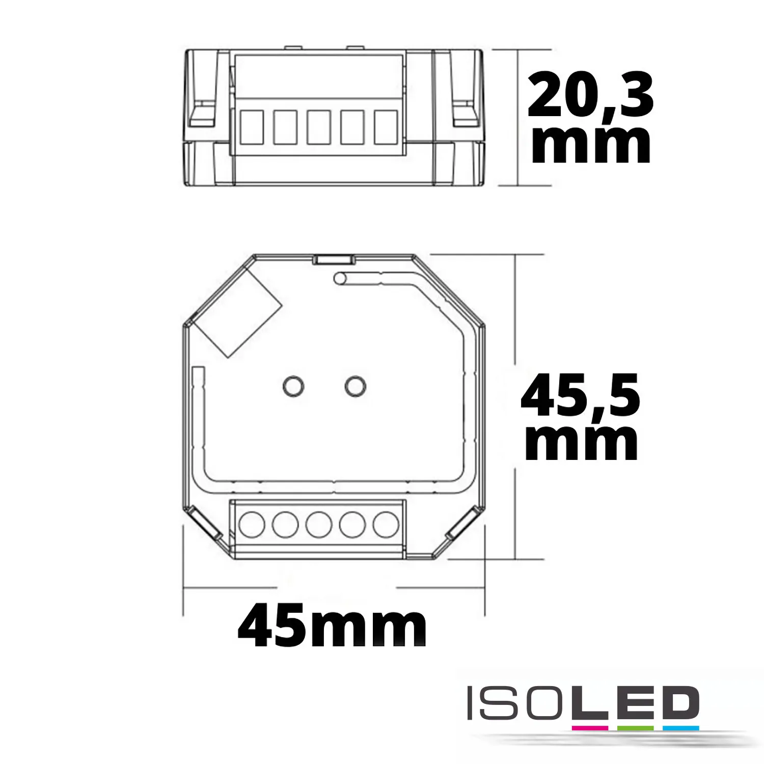 ISOLED DALI-2 DT6 / Push Phasenabschnitt-Dimmer Pic_1
