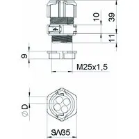 OBO Bettermann V-TEC TB25 4x8 Pic_1