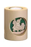 Weihnachtsmann und Glocke - Höhe 10 cm