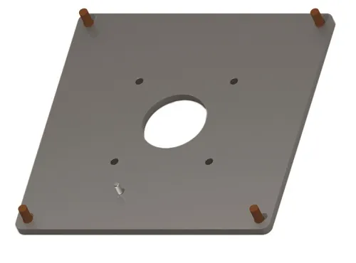 Bernstein FLEX.BASE ADAPTERPL. RAL9006 Pic_1