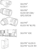 SILVYN® RILL PA 6 7/ 6,5X10 BK
