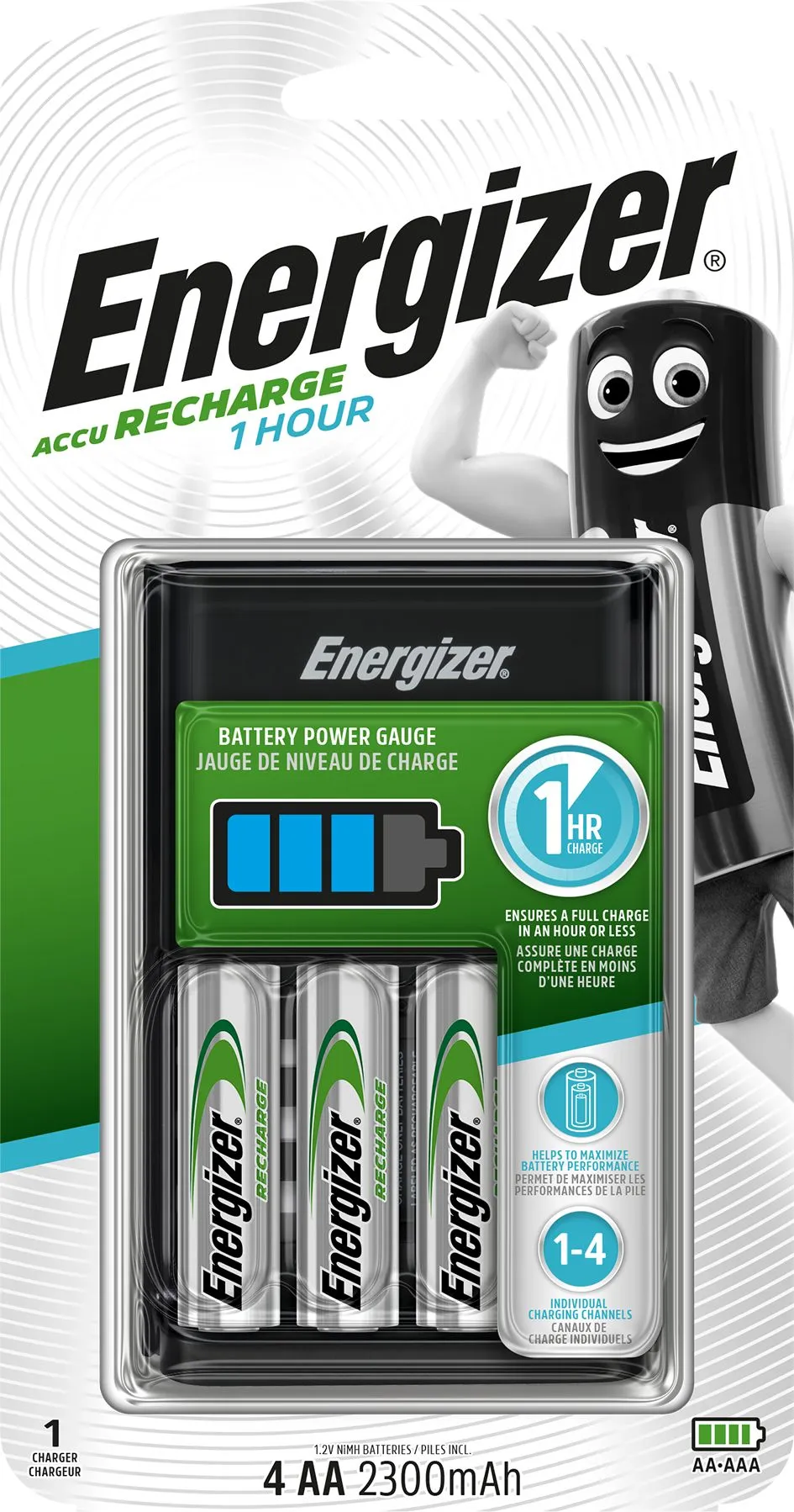 Energizer Charger+4x HR6 2300mAh Pic_1