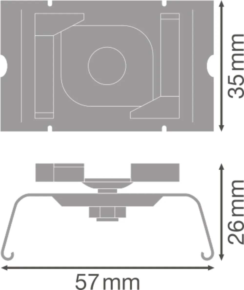 Ledvance TRUSYS FLEX GRID CEILING CLIP Pic_1