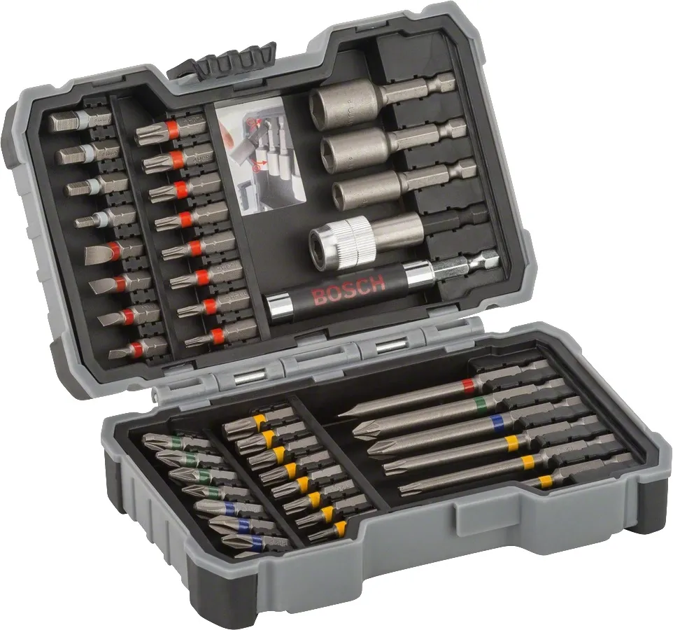 BOSCH ROBERT POWER TOOLS GMBH 43tlg. Bit- und Steckschlüssel-Set Pic_1