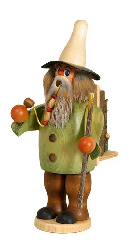 Erzgebirgische Volkskunst Schmidt Räuchermann Holzsammler- Höhe 20 cm Pic_1