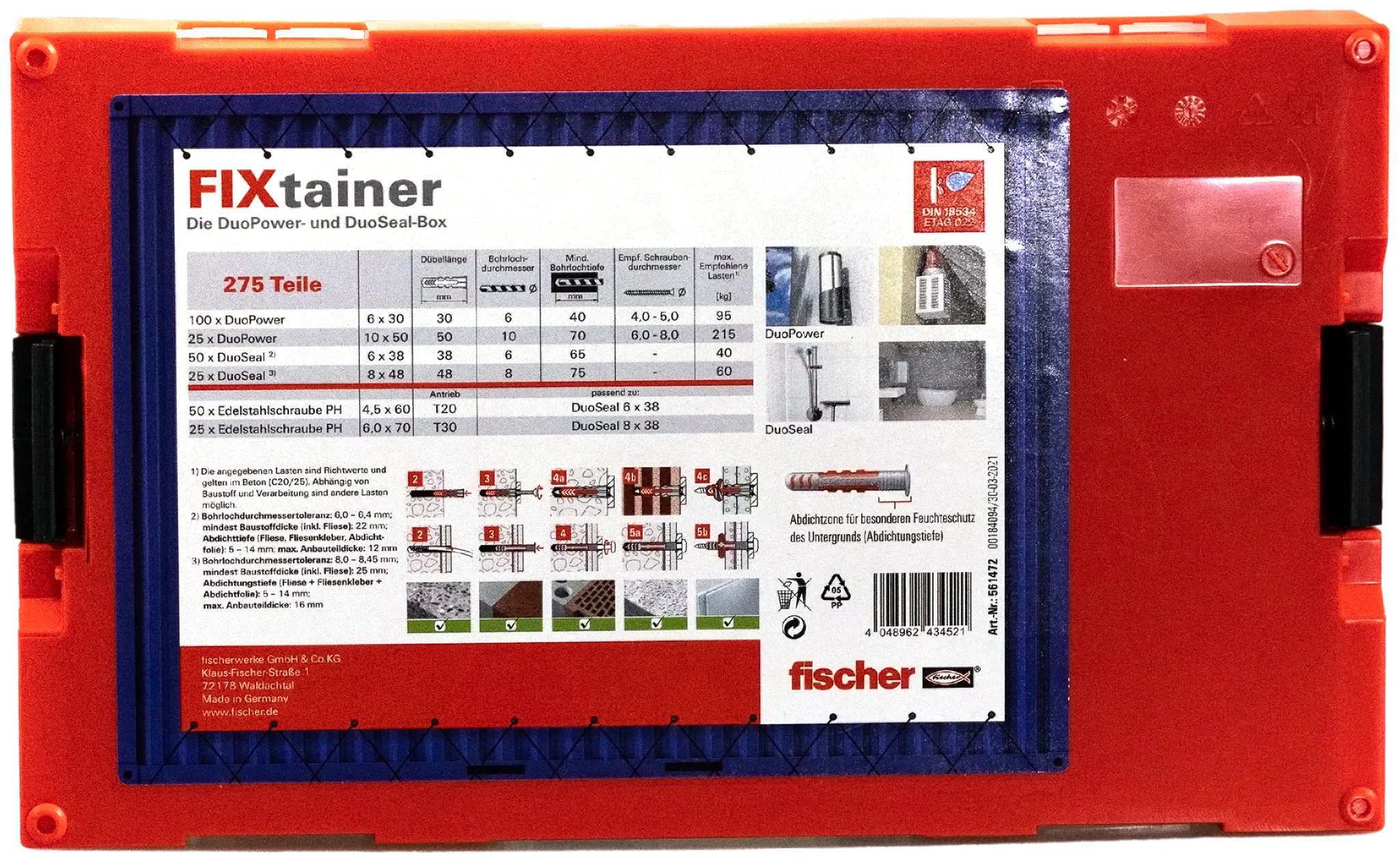 Fischer fischer FIXtainer DuoPower/DuoSeal + S (DE) Pic_1