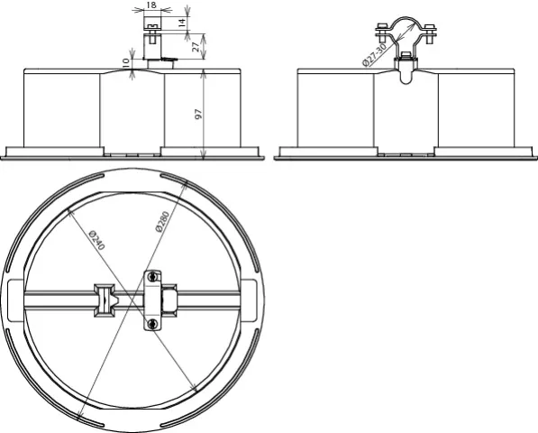 Dehn + Söhne DLH ZS 27 V2A 8.5KG KT D240 ULP Pic_1