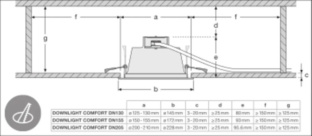 LEDVANCE GMBH DL COMFORT DN 155 18 W 3CCT IP54 WT Pic_6