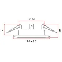 Nobile Licht D 3830 quadratisch Pic_1