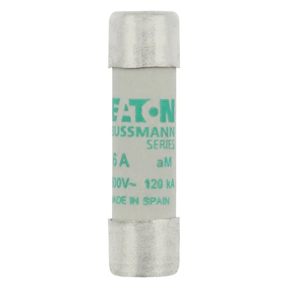 Eaton Electric CYLINDRICAL FUSE 10 x 38 6A AM 500V AC Pic_1