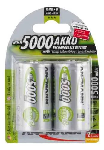 Ansmann 1xMonoD5000mAh Pic_1
