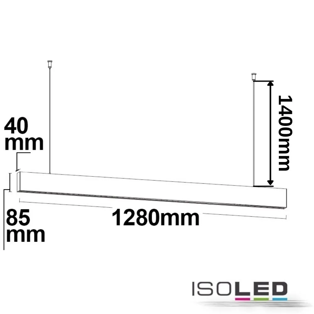 ISOLED LED Hängeleuchte Raster Up+Down Pic_2