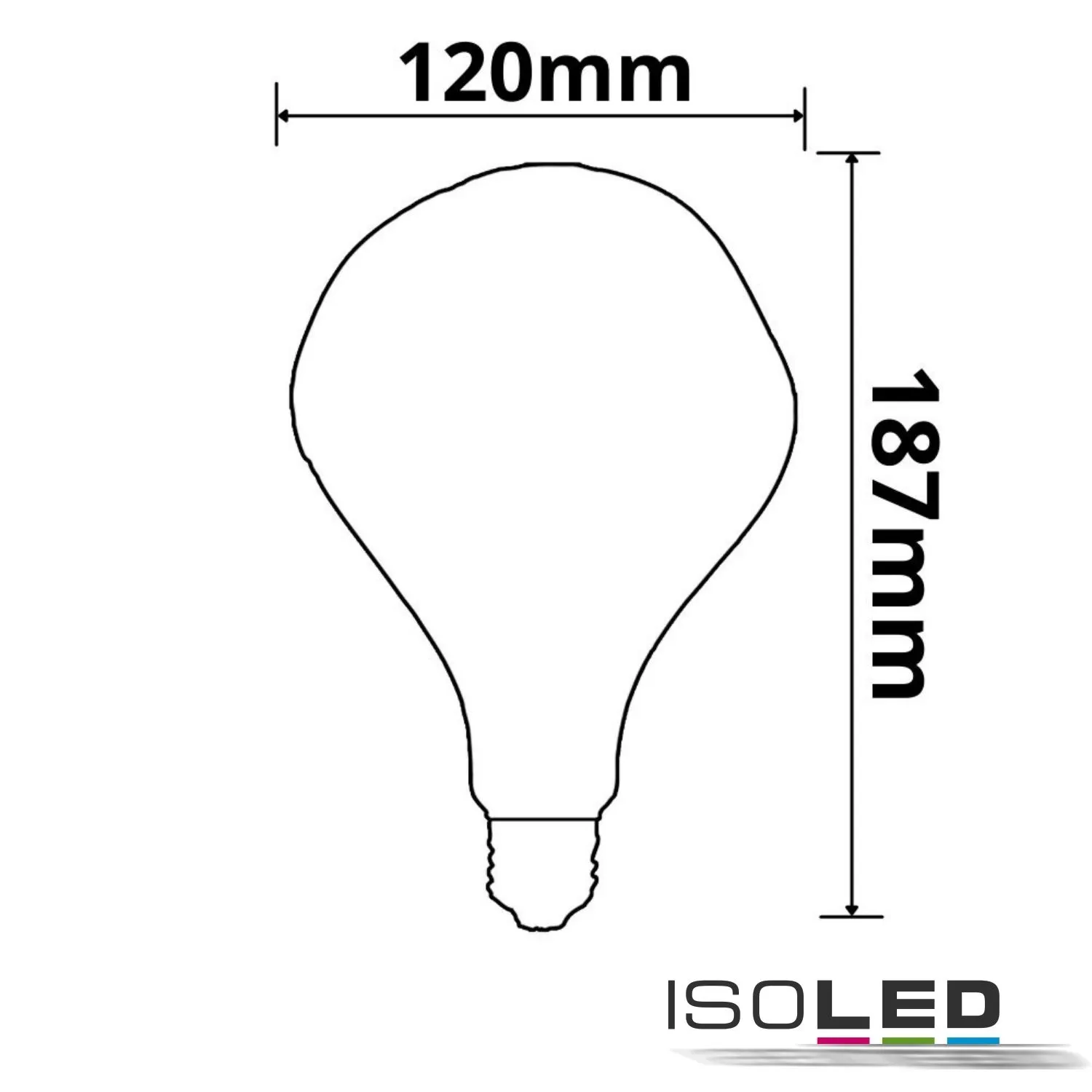ISOLED E27 Vintage Line LED Roundbulb Pic_1