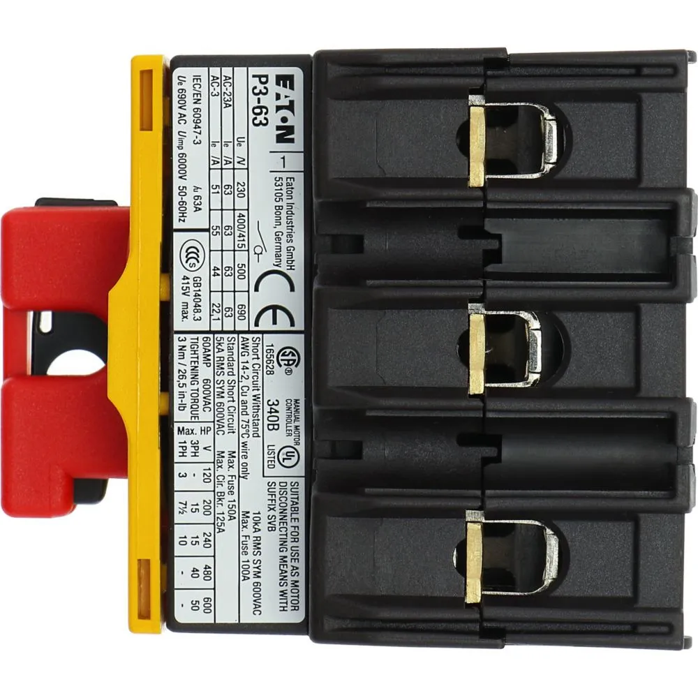 Eaton Electric P3-63/IVS-RT Pic_1