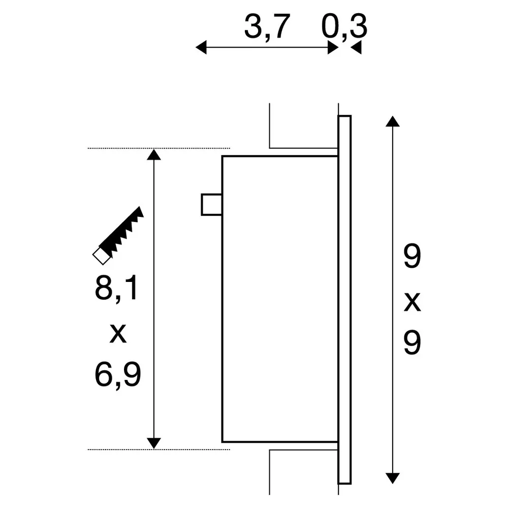 Slv FRAME CURVE WL 3000K grau Pic_2