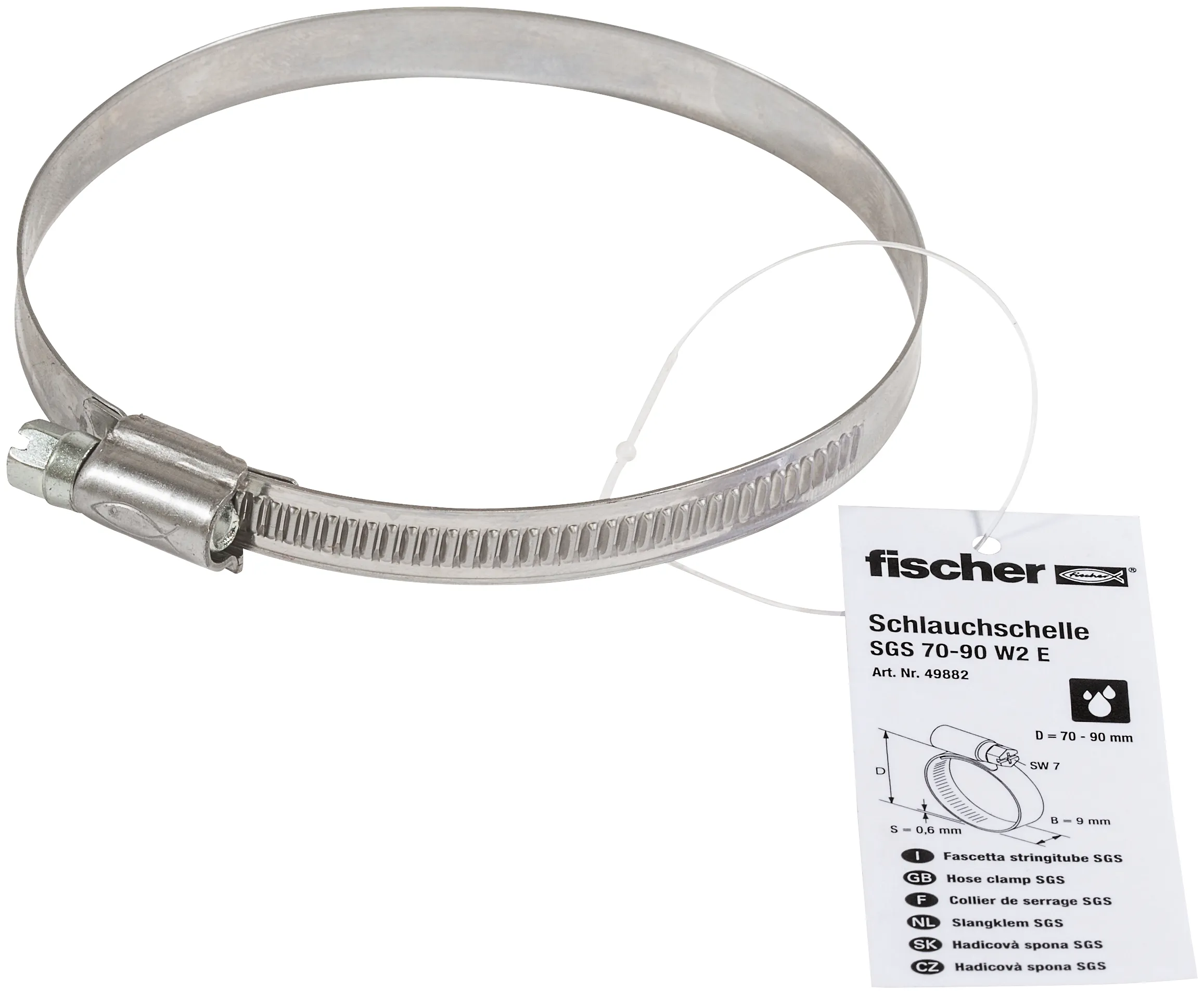 Fischer fischer SGS 70-90 W2 E SCHLAUCHSCHELLE Pic_1