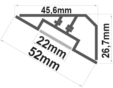 ISOLED LED Eckprofil CORNER22 eloxiert Pic_1