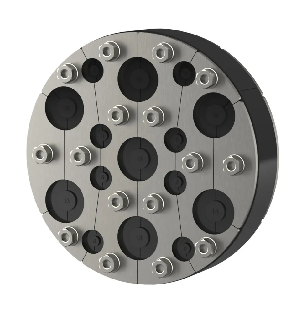 Hauff-technik HRD200 SG 7x10-32+8x3,5-16,5 b40 A2/EPDM Pic_1