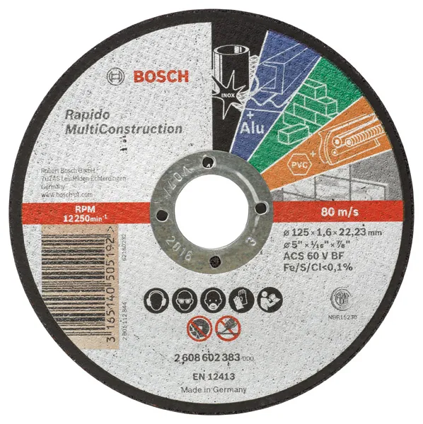Bosch Trennscheibe gerade Rapido Multi Construction Pic_3