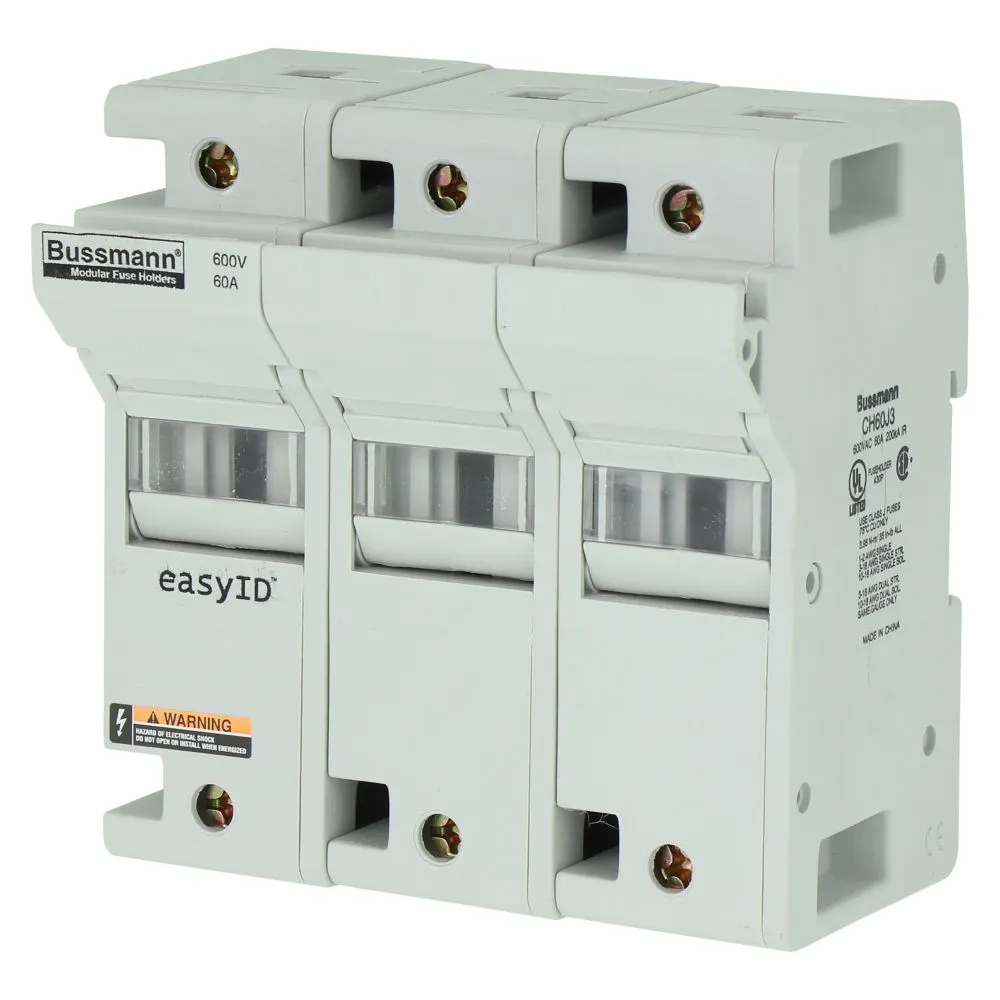 Eaton Electric 60A SICHERUNGSHALTER 3 POLE Pic_1