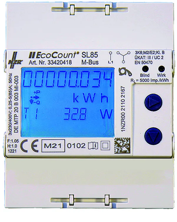 Nzr EcoCount SL 5//1A MID, Modbus Pic_2