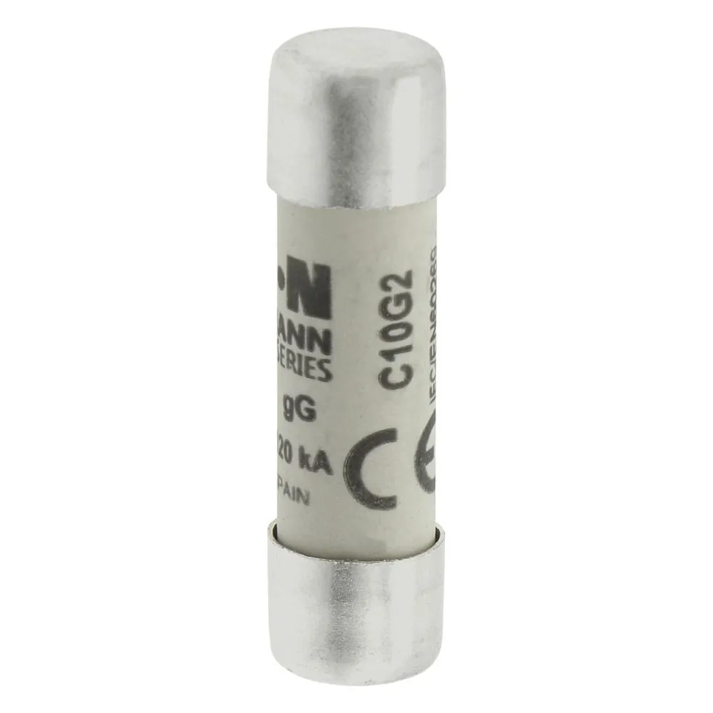 Eaton Electric CYLINDRICAL FUSE 10 x 38 2A GG 500V AC Pic_2