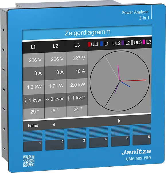 Janitza UMG 509-PRO UH= 95-240V AC Pic_1