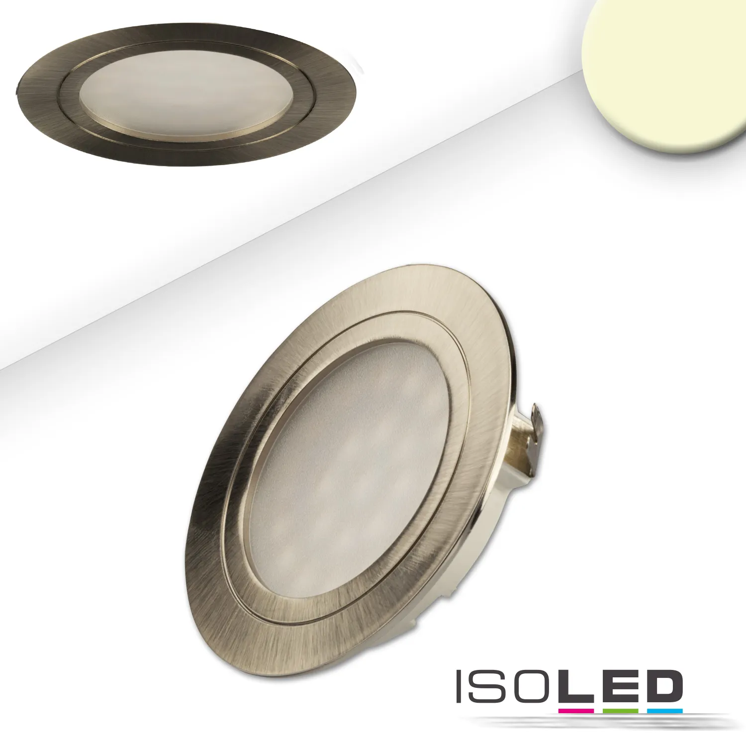 ISOLED LED Möbeleinbaustrahler MiniAMP silber Pic_1