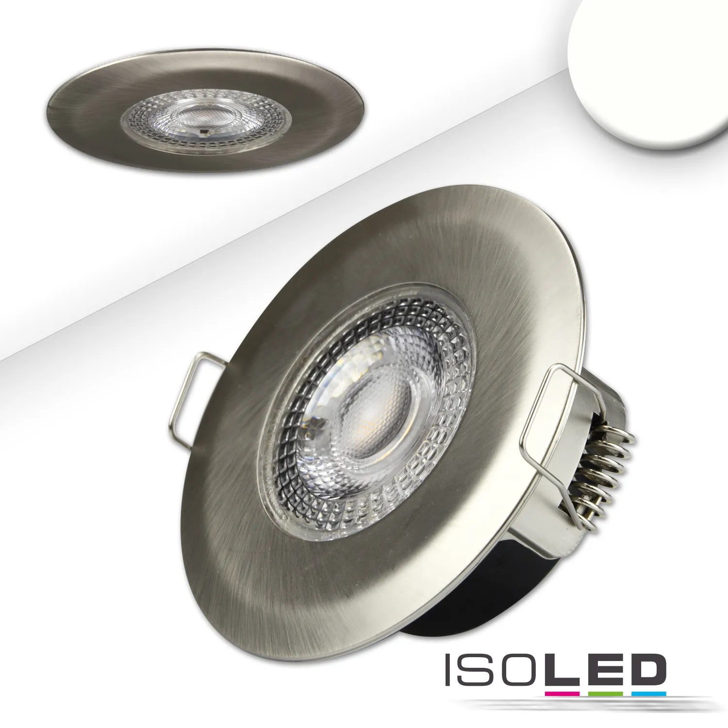 ISOLED LED Einbaustrahler PC68 IP44 Pic_1