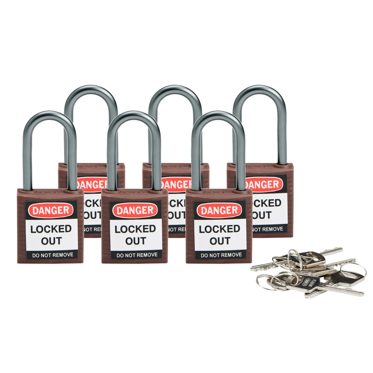 Brady COMPACT SAFE PADLOCK 38MM SHA KD BROWN/6 Pic_2