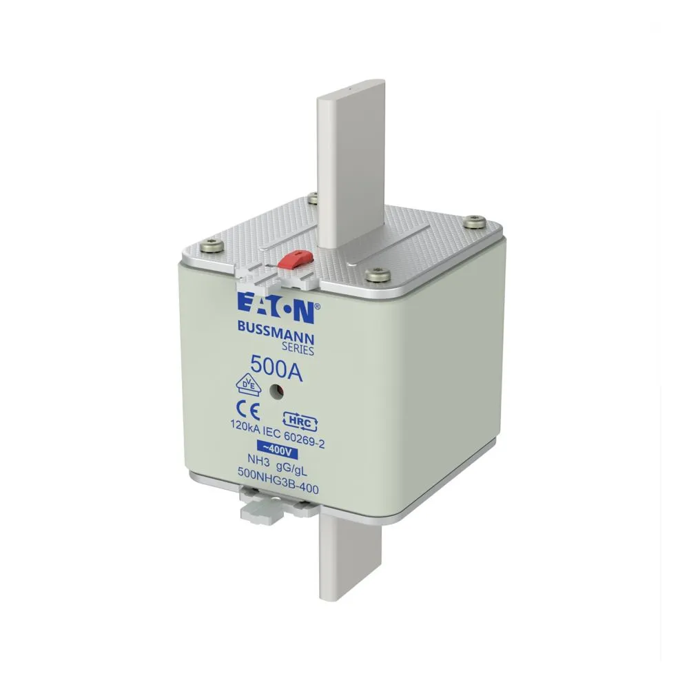 Eaton Electric NH-SICHERUNG 500 A 400 V GG/GL GRÖSSE 3 Pic_2