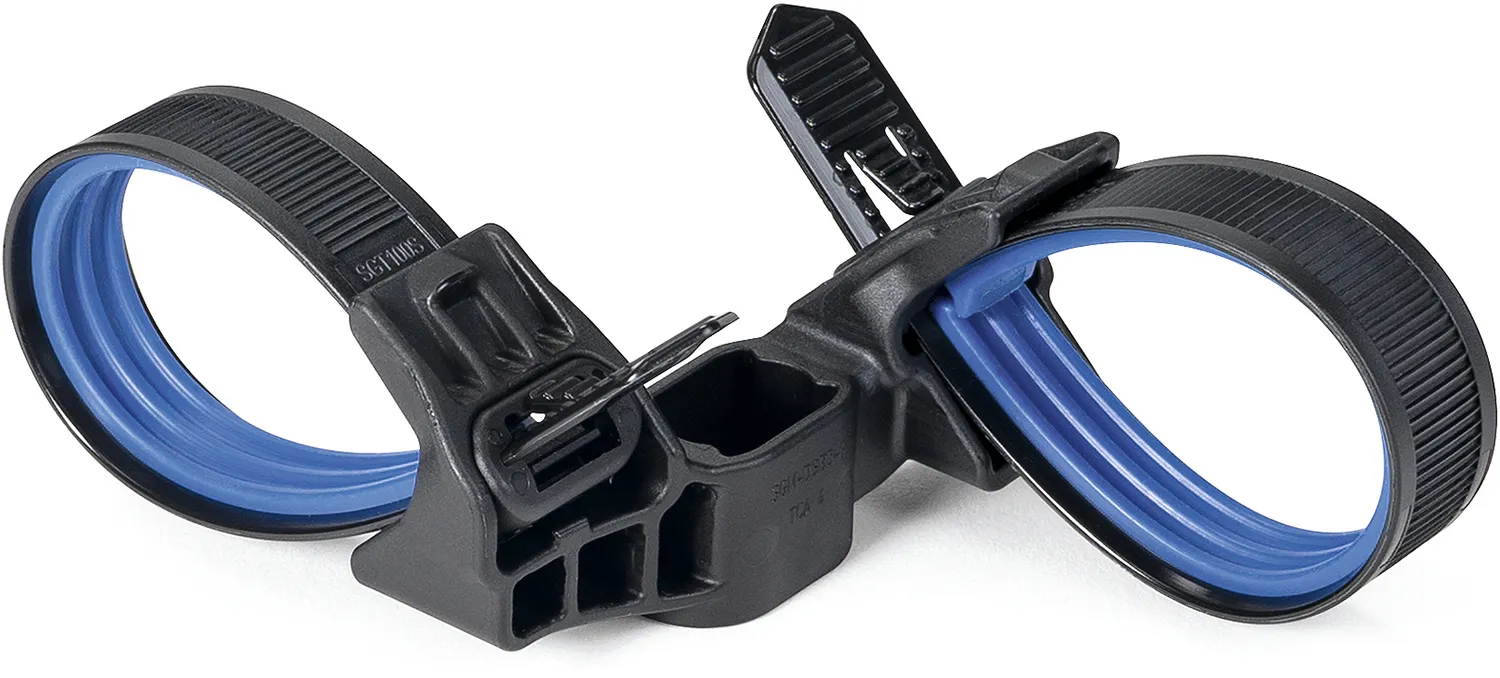 Hellermanntyton SGT100SDSB5-6-PA66HS/TPE/PA66HIRHS-BK/BU (125) Pic_1