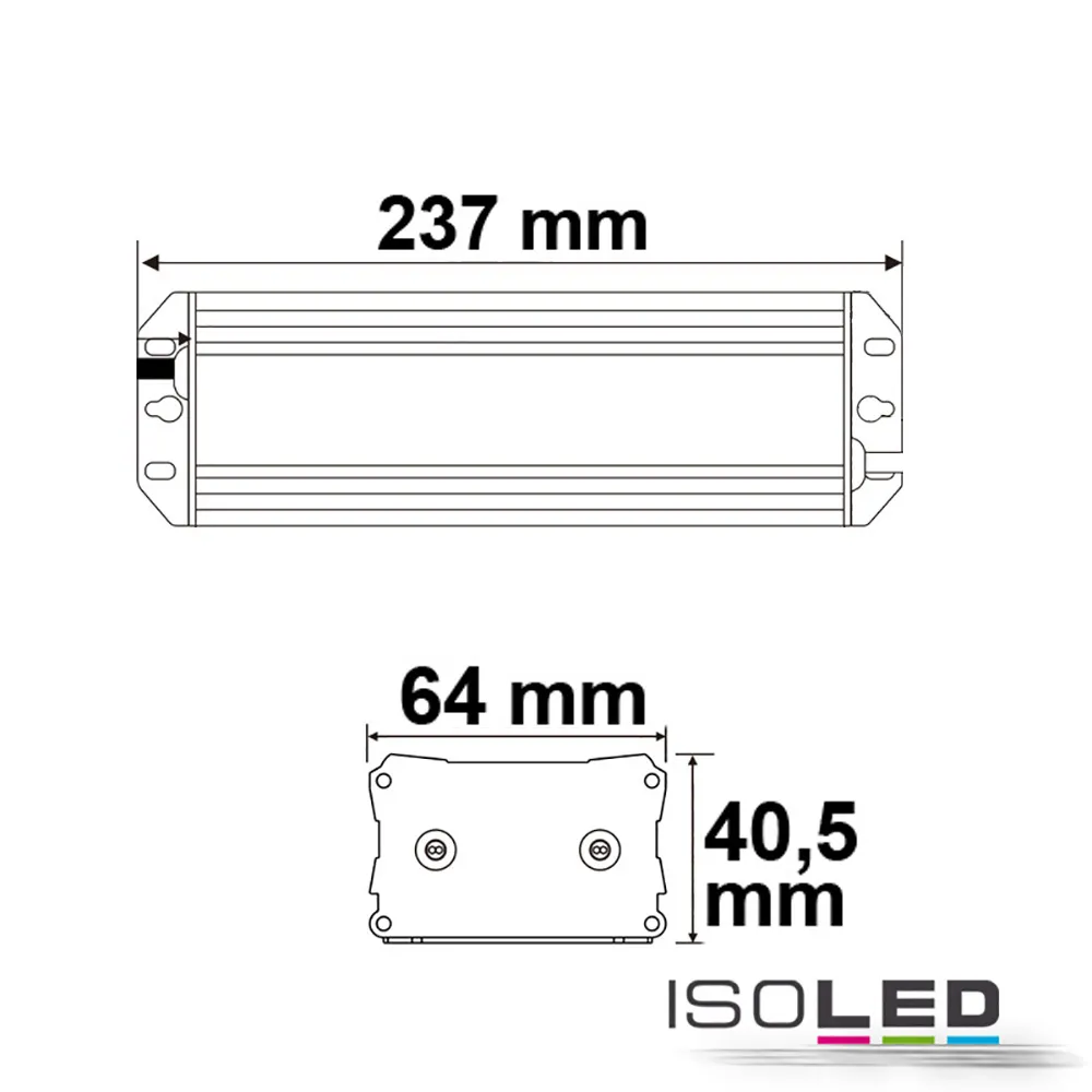 ISOLED LED Trafo 12V/DC, 20-100W, IP65 Pic_1